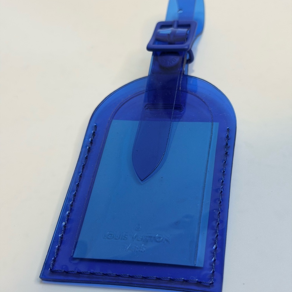 Louis Vuitton Vibrant Blue PVC Tag